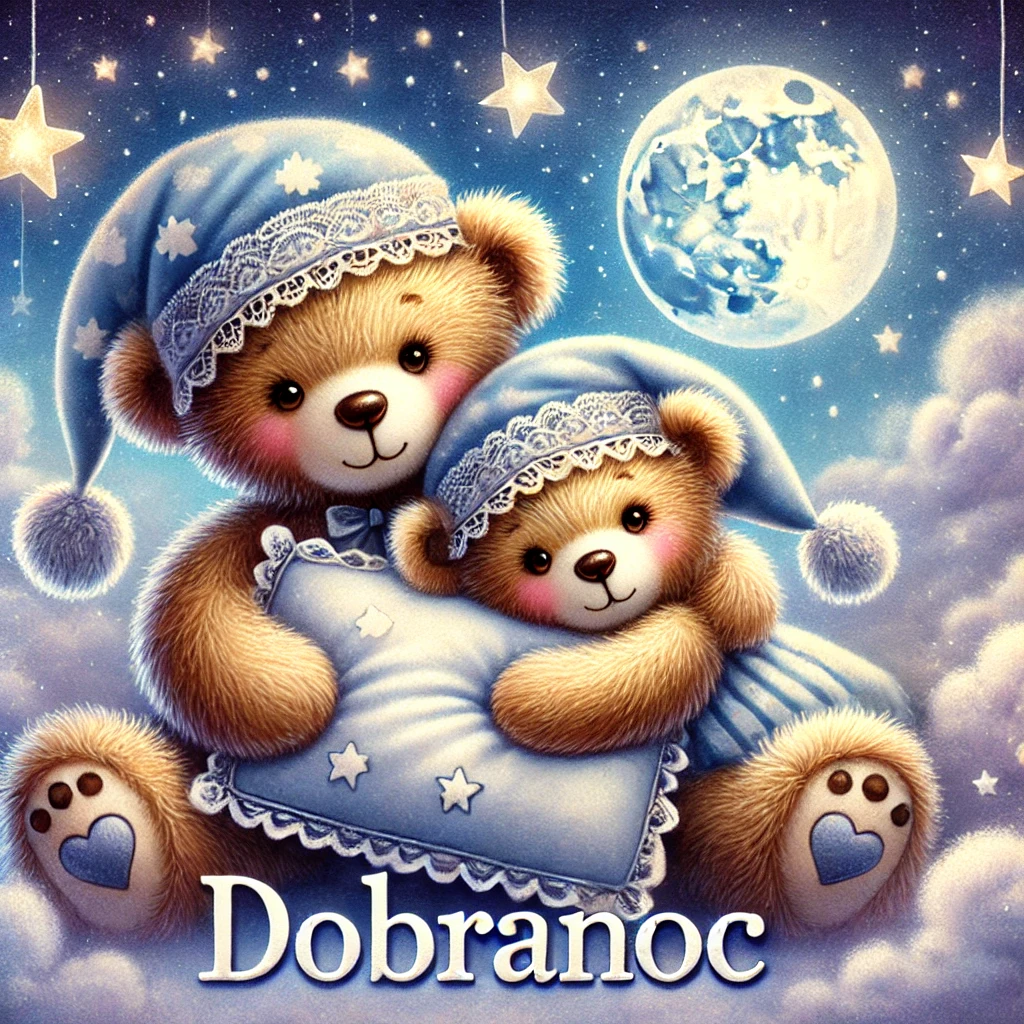 Kartki Na Dobranoc 62 Grafiki Do Pobrania Zio owy Zak tek