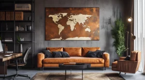 jak zaaranżować salon w stylu industrialnym