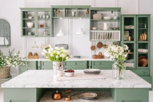 zielona kuchnia – aranżacyjne inspiracje prosto z natury