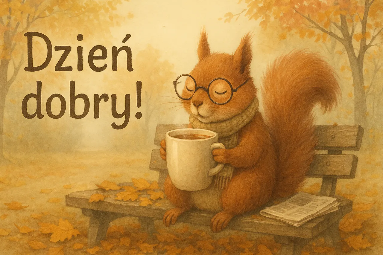 jesienne obrazki na dzień dobry