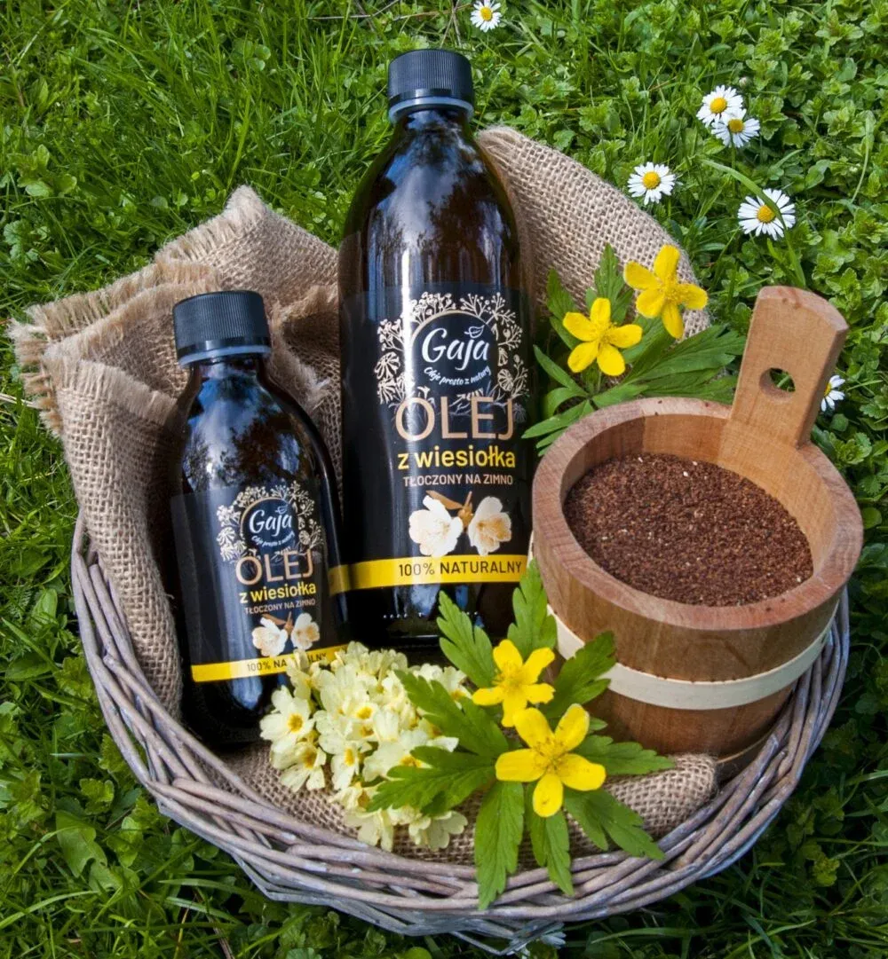 olej z wiesiołka z olejarni gaja