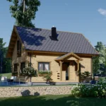 domek drewniany całoroczny